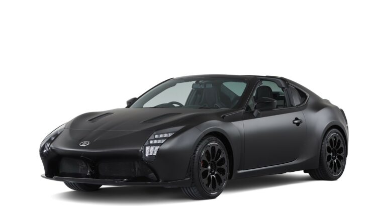 Toyota GR HV Sports Concept (2017) : 3/4 avant gauche noir