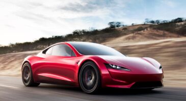 Tesla Roadster 1er Avril
