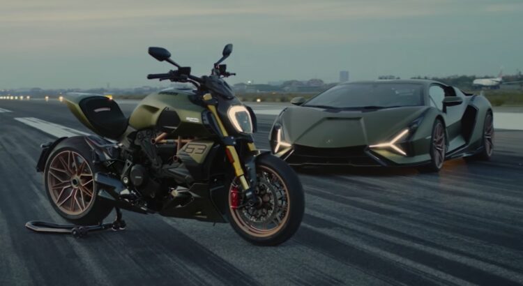 Ducati Diavel 1260 et Lamborghini Sian FKP 37 (2021)
