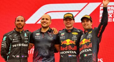 podium du GP de France de F1 2021