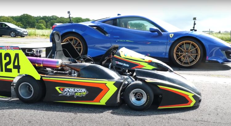 Ferrari 488 Pista contre Superkart : qui remporte ce match insolite ? (+ vidéo)