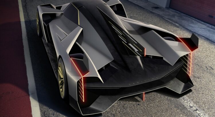 Cadillac révèle une première esquisse de son futur prototype Hypercar LMDh pour son arrivée en WEC en 2023.