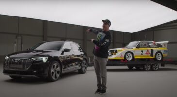 Ken Block en visite chez Audi