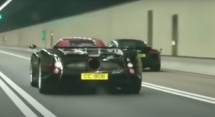 Ca donne quoi, une Pagani Zonda qui hurle dans un tunnel ?