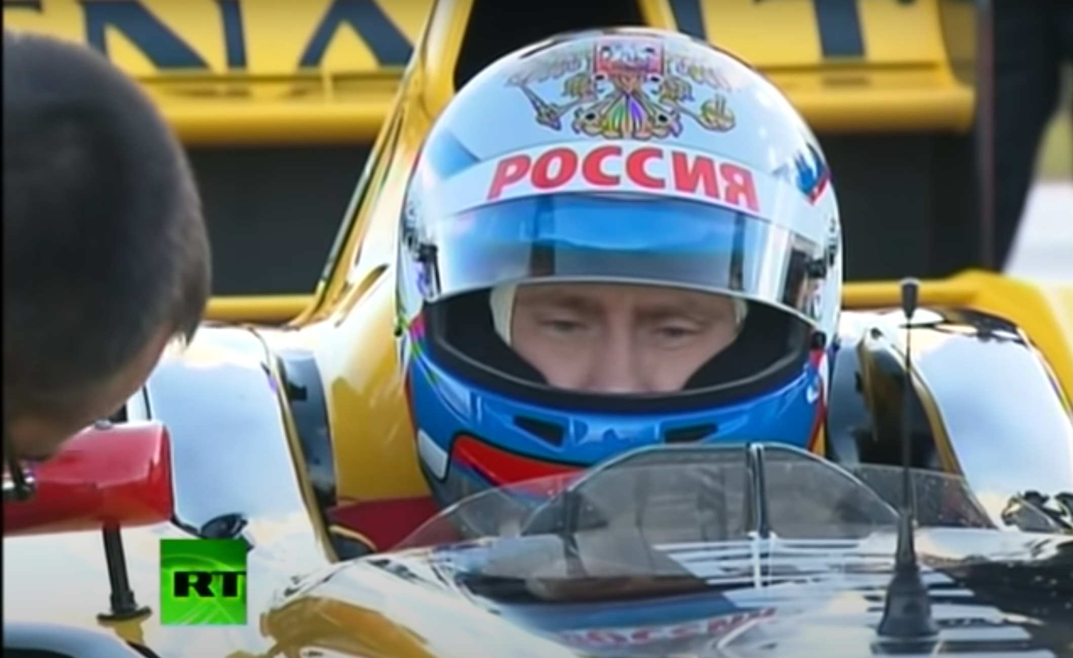 Vladimir Poutine en Renault F1