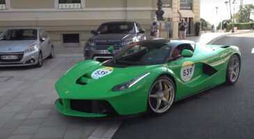 Ferrari LaFerrari Signal Green &agrave; Monaco