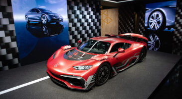 mercedes-amg one rouge salon munich