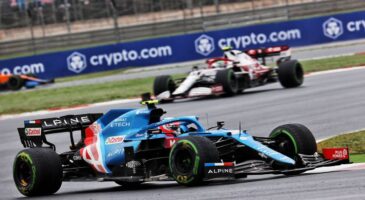Esteban Ocon (Alpine) au Grand Prix de Turquie 2021 de F1.