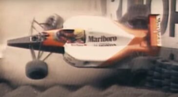 Ayrton Senna accident GP du Mexique 1991