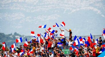Des fans de F1 dans les tribunes du GP de France