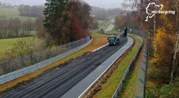 La "Nordschleife" du N&uuml;rburgring est en travaux.
