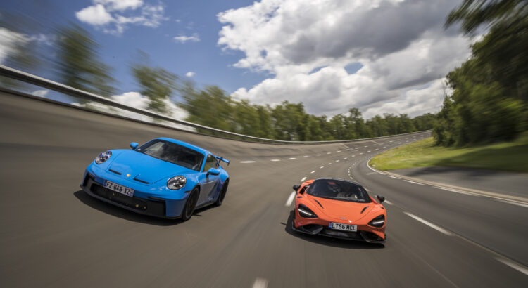 McLaren 765LT vs. Porsche 911 GT3 : "Fight Club !"