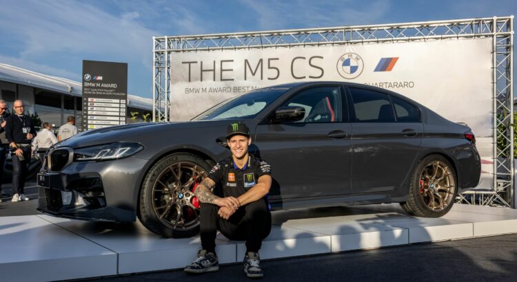 Fabio Quartararo : après le titre mondial MotoGP, la nouvelle BMW M5 CS !