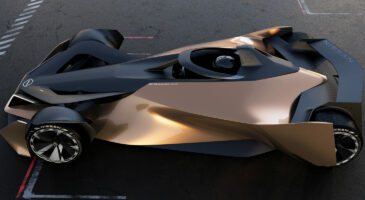 nissan ariya single seater profil