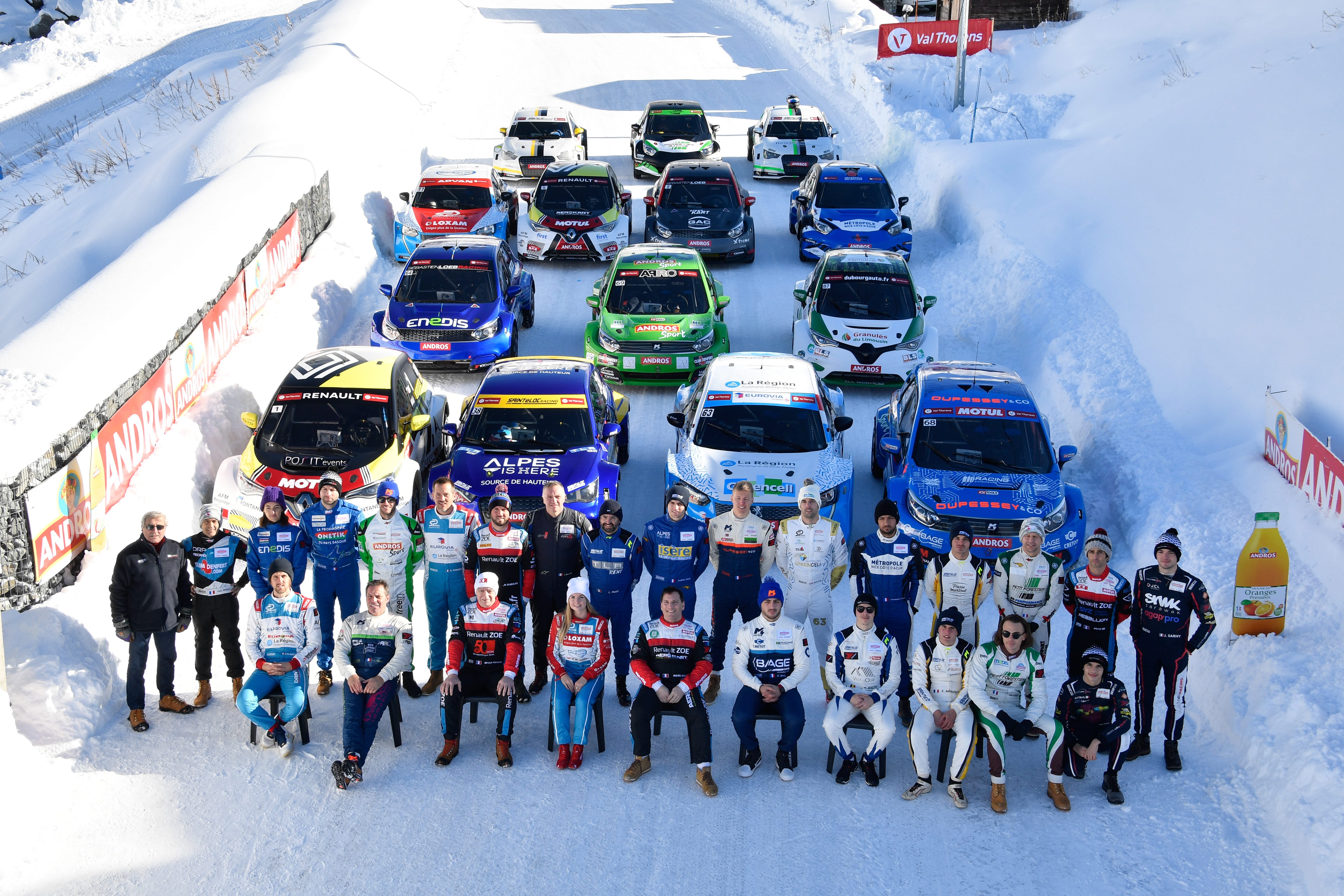 équipes trophée andros voitures circuit