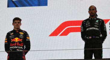 hamilton-verstappen sur le podium