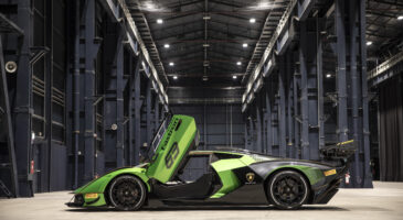 lamborghini scv12 verte profil