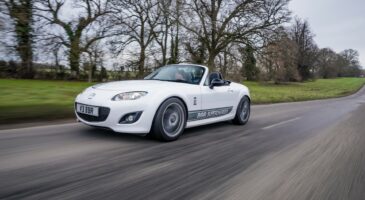 mazda mx5 blanche face avant
