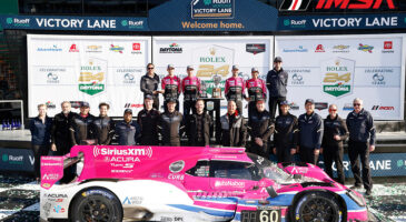 rolex 24 Meyer Shank racing podium
