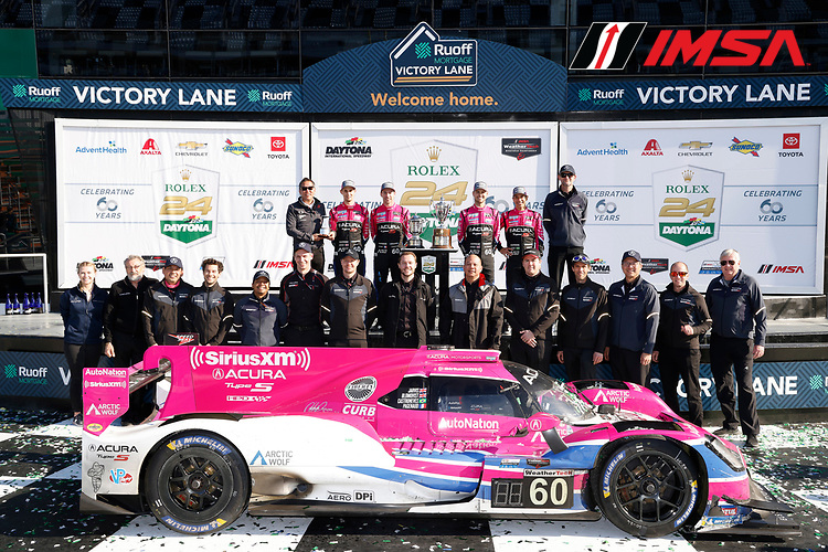 rolex 24 Meyer Shank racing podium