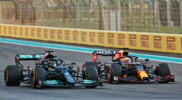 Verstappen Hamilton Abu Dhabi 2021