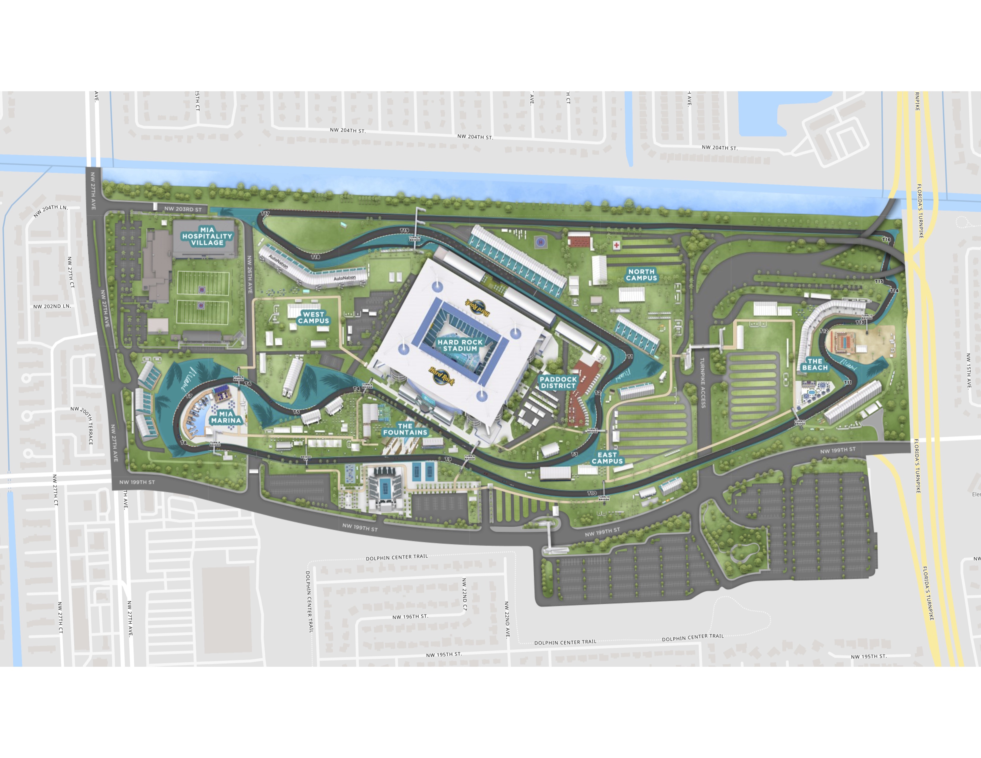 F1 - Le circuit de Miami dévoile des installations impressionnantes (en vidéo)