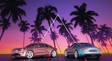 L'Alpine A110 aux couleurs de Miami