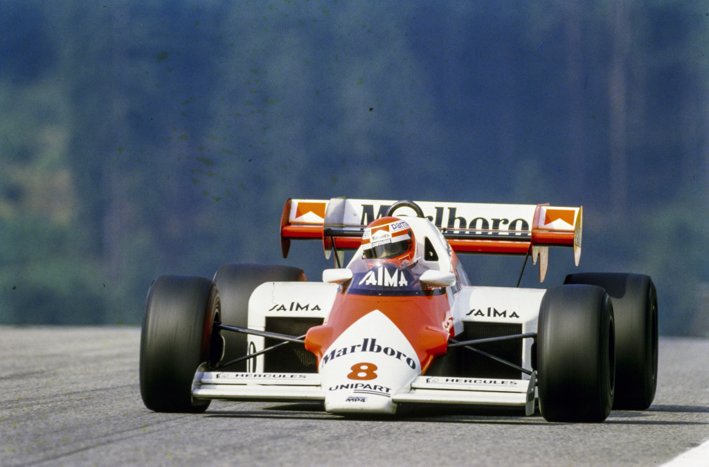Niki Lauda au GP d'Autriche en 1984
