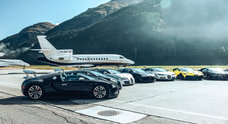 Bugatti expose 13 modèles d'exception à la "Passione Engadina"