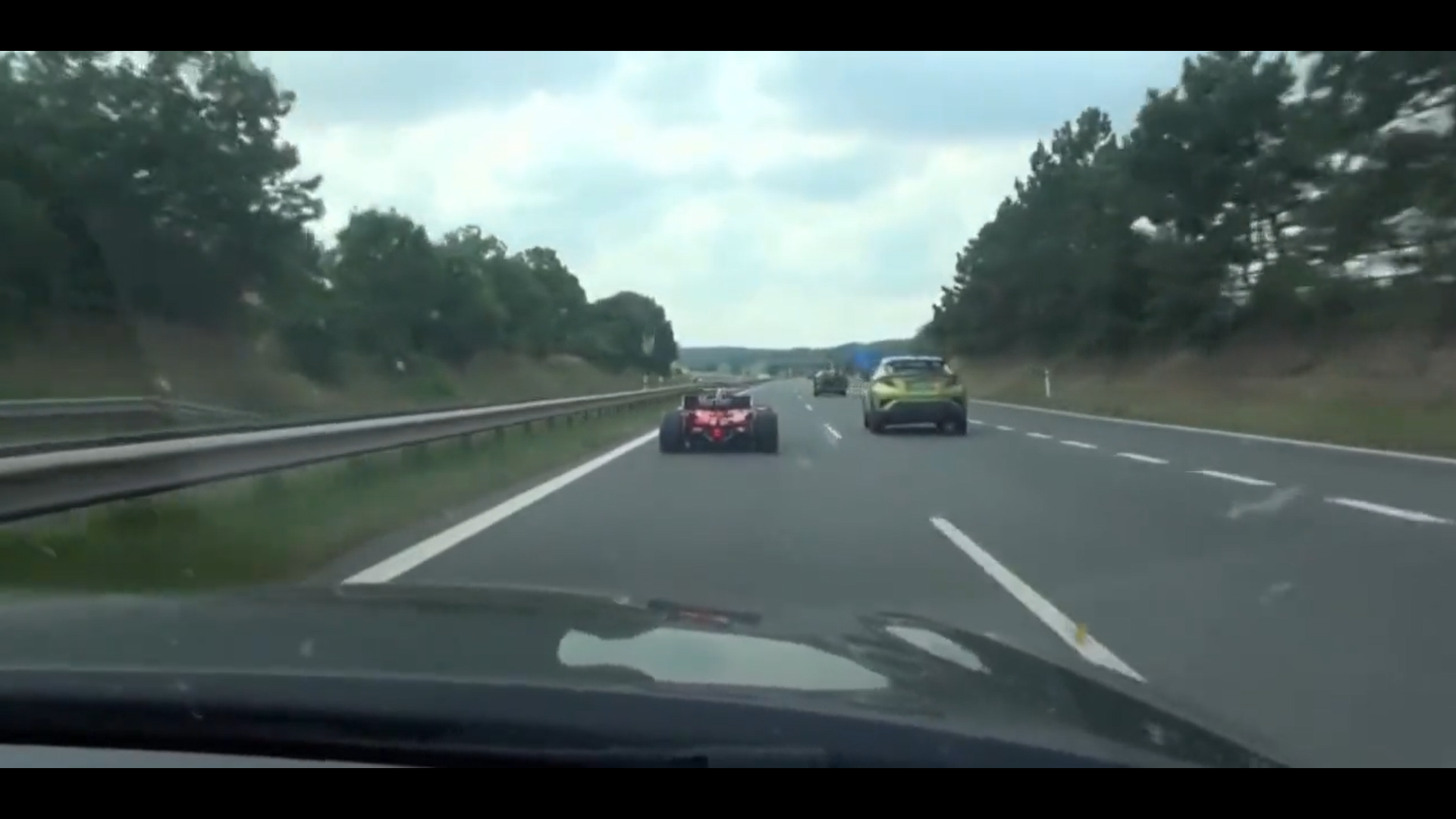 monoplace sur l'autoroute