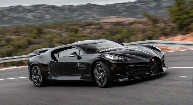 L'unique Bugatti La Voiture Noire prend le soleil en Croatie