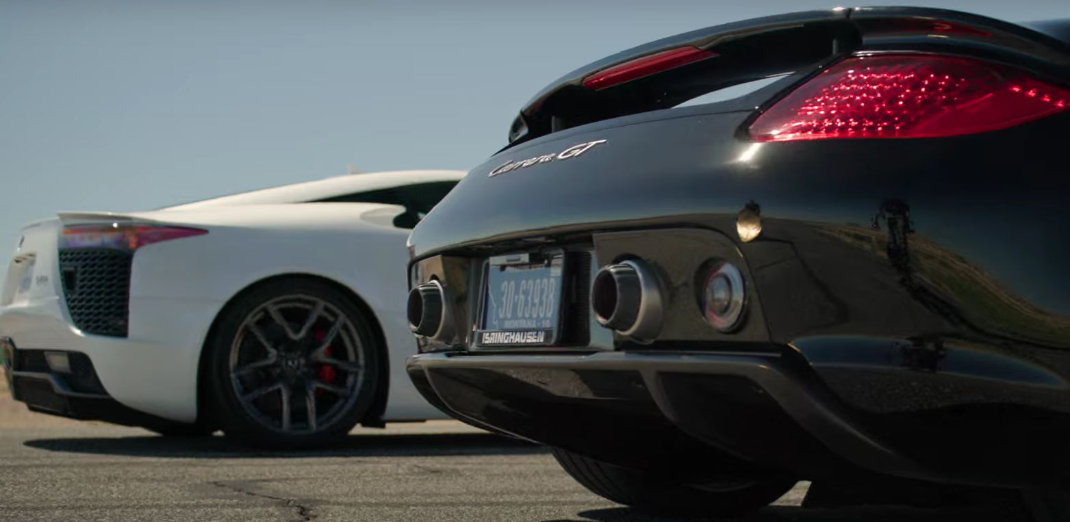 Porsche Carrera GT Vs Lexus LFA