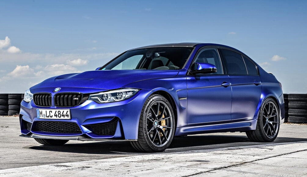BMW M3 bleue