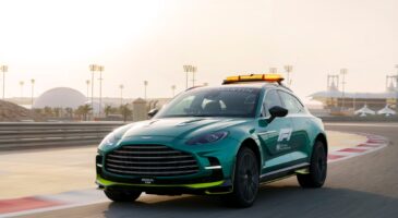 Aston Martin DBX707 voiture m&eacute;dicale F1 2023