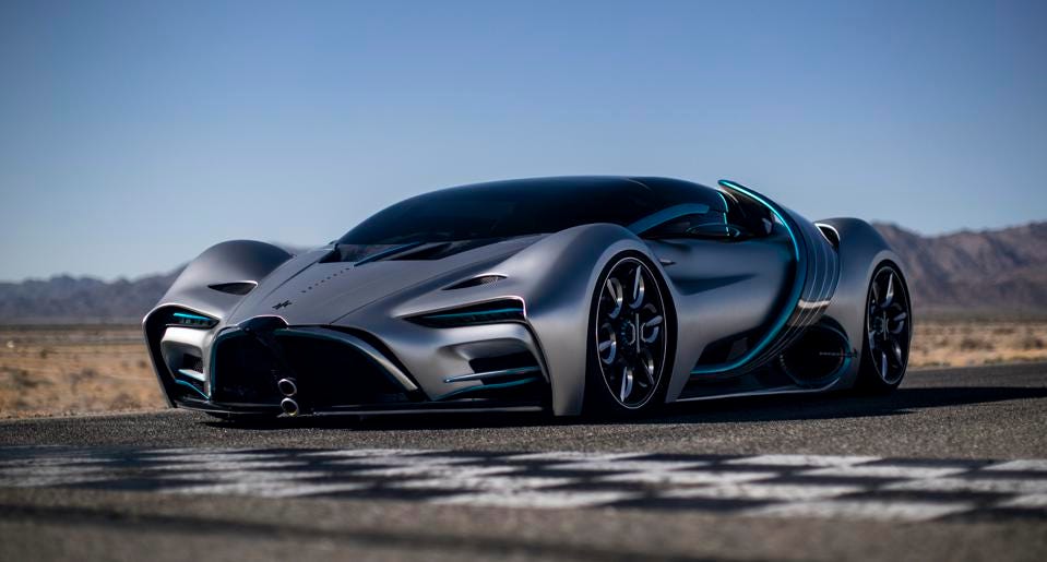 Hyperion XP-1 hypercar hydrogène 2023