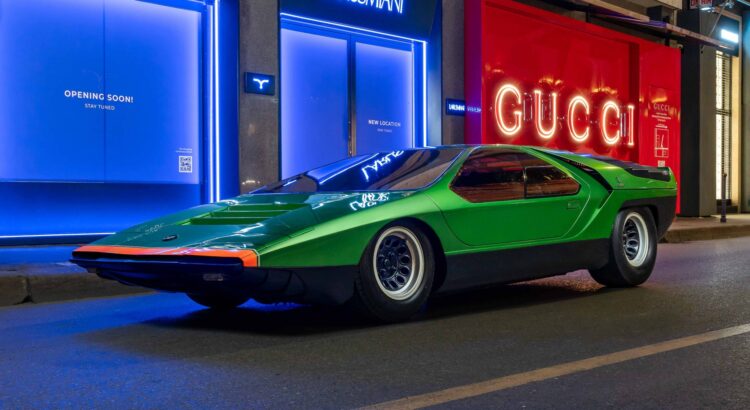 Alfa Romeo Carabo : le rarissime concept-car sous les projecteurs à Milan