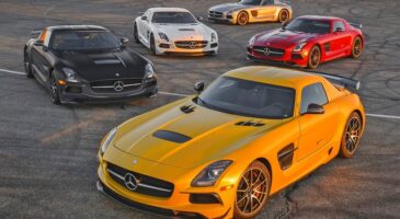 Mercedes SLS Black Series autoroute allemande 300 km/h