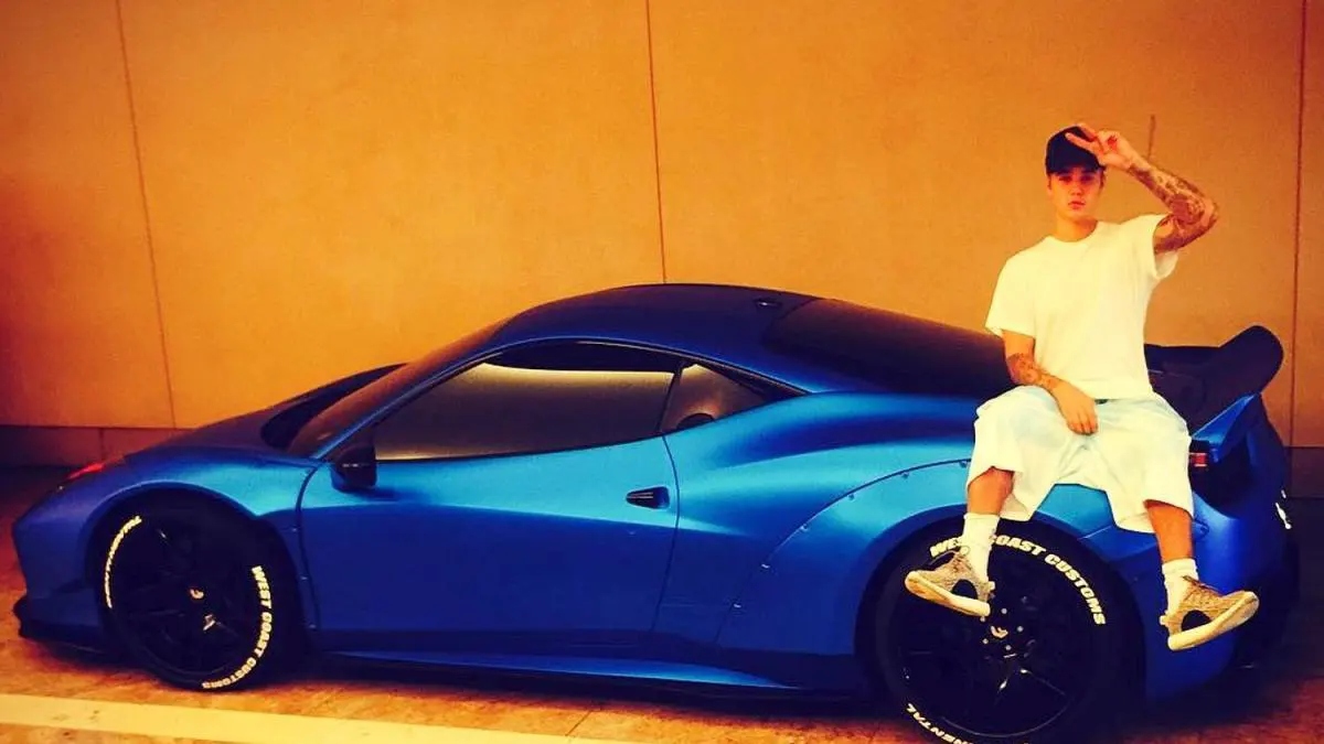 Ferrari 458 Italia Justin Bieber
