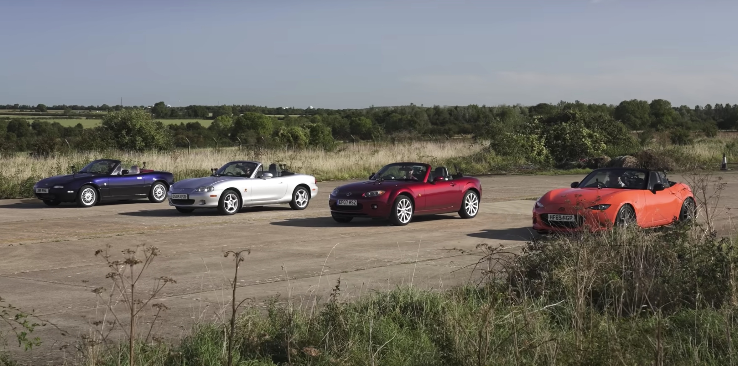 Drag race Mazda MX-5 vidéo