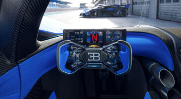 Bugatti Bolide cockpit