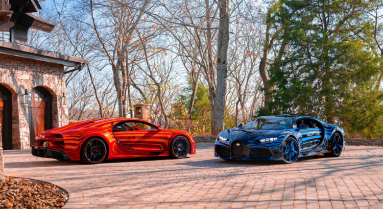 Quand Monsieur et Madame se sont plaisir avec des Bugatti Chiron SS sur-mesure...