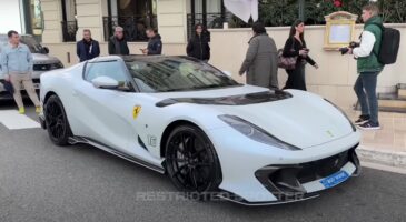 Charles Leclerc Ferrari 812 Competizione Monaco