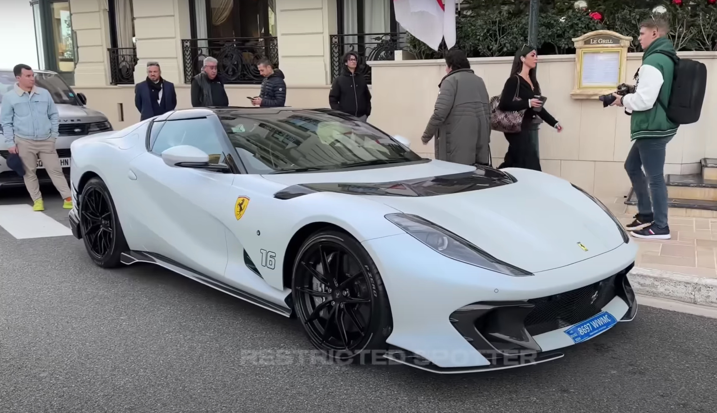 Charles Leclerc Ferrari 812 Competizione Monaco