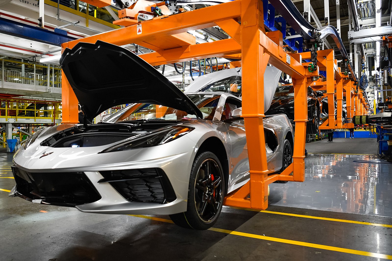 Corvette C8 fabrication usine Chevrolet