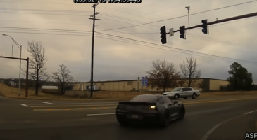 Corvette Stingray C7 s&egrave;me la police