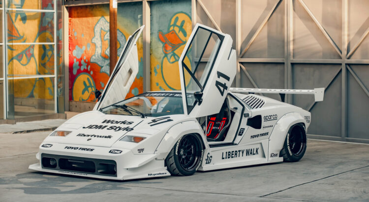 Liberty Walk métamorphose une Lamborghini Countach (+ images)