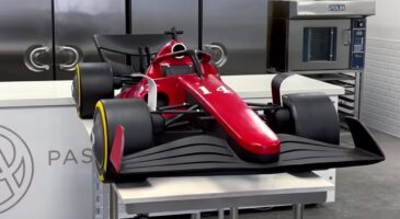 monoplace F1 Ferrari chocolat