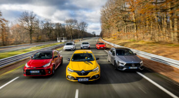 Toyota GR Yaris- Toyota GR 86 - Audi TT-RS - Volkswagen Golf R - Renault M&eacute;gane RS Ultime - Mercedes A45 AMG