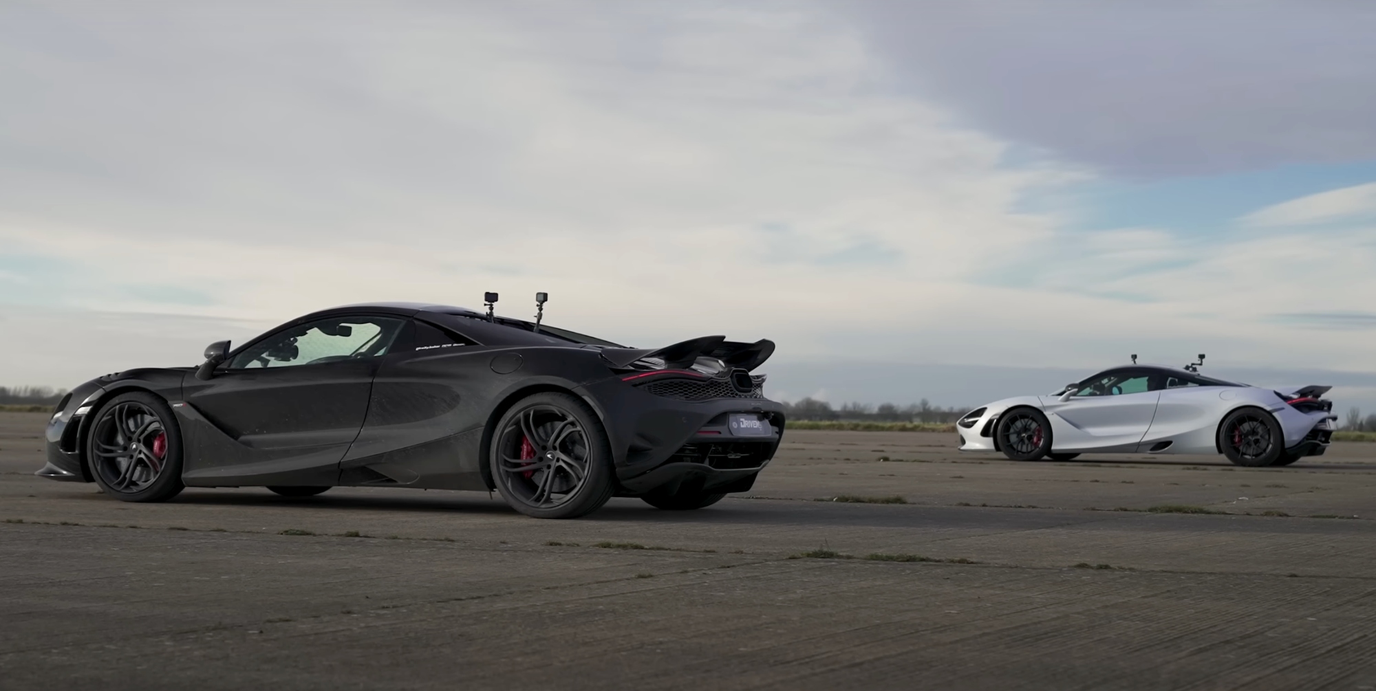 McLaren 750S McLaren 720S drag race vidéo 2024