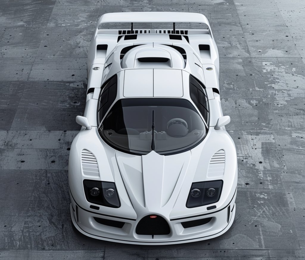 Ferrari F40 Bugatti Veyron Supercar concept 2024